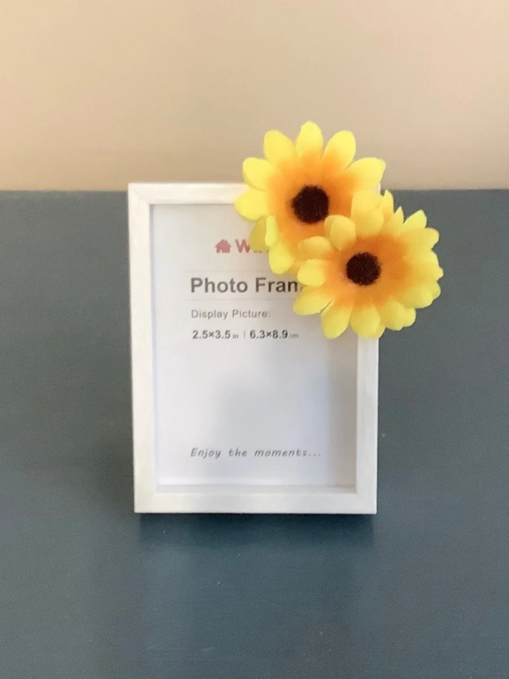 2.5” x 3.5” sunflower frame
